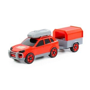Polesie Auto SUV s prívesom 36 cm - červené