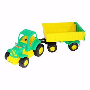 Polesie Traktor s prívesom 41 cm - zelený