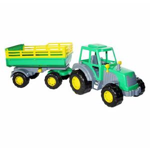 Traktor s prívesom 45 cm - zelený