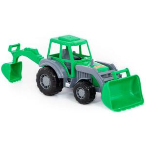 Traktor Majster s lopatou 27 cm - zelený