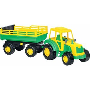 Traktor s prívesom 56 cm - zelený