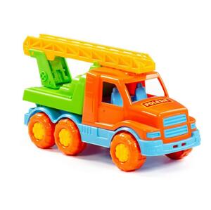 Hasičské auto Gosha Truck 26 cm - žltá a oranžová
