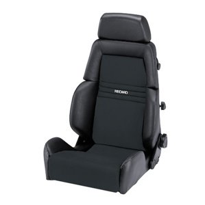 Športová sedačka Expert L (LT/X) Dinamica black / Umelá koža black