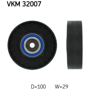 SKF Vratná/vodiaca kladka rebrovaného klinového remeňa VKM32007