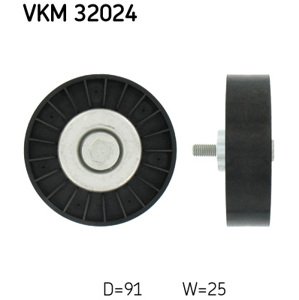 SKF Vratná/vodiaca kladka rebrovaného klinového remeňa VKM32024