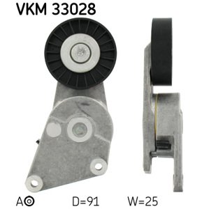 SKF Napínacia kladka rebrovaného klinového remeňa VKM33028