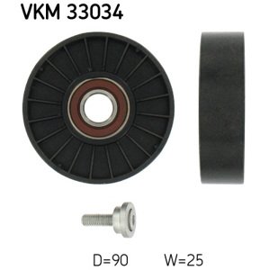 SKF Vratná/vodiaca kladka rebrovaného klinového remeňa VKM33034