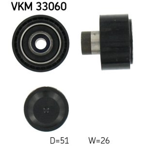 SKF Vratná/vodiaca kladka rebrovaného klinového remeňa VKM33060