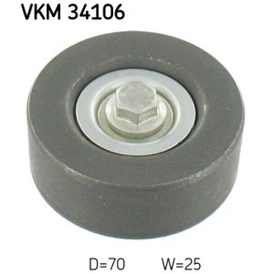 SKF Vratná/vodiaca kladka rebrovaného klinového remeňa VKM34106