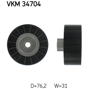 SKF Vratná/vodiaca kladka rebrovaného klinového remeňa VKM34704