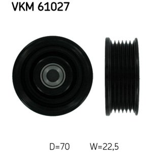 SKF Vratná/vodiaca kladka rebrovaného klinového remeňa VKM61027
