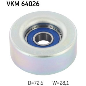 SKF Vratná/vodiaca kladka rebrovaného klinového remeňa VKM64026
