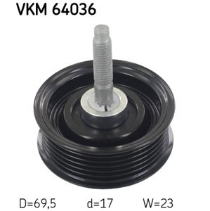 SKF Vratná/vodiaca kladka rebrovaného klinového remeňa VKM64036