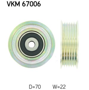 SKF Vratná/vodiaca kladka rebrovaného klinového remeňa VKM67006