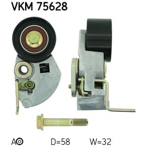 SKF Napínacia kladka ozubeného remeňa VKM75628