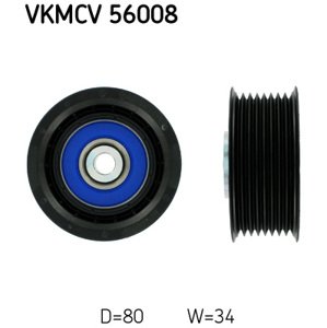 SKF Vratná/vodiaca kladka rebrovaného klinového remeňa VKMCV56008
