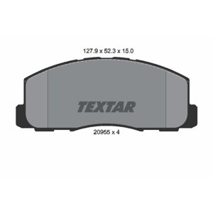 TEXTAR Sada brzdových platničiek kotúčovej brzdy 2095501