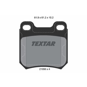 TEXTAR Sada brzdových platničiek kotúčovej brzdy 2105002