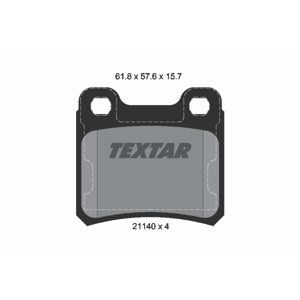 TEXTAR Sada brzdových platničiek kotúčovej brzdy 2114001