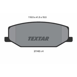 TEXTAR Sada brzdových platničiek kotúčovej brzdy 2114202
