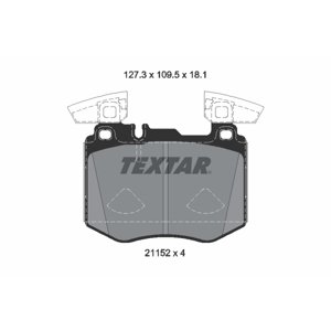 TEXTAR Sada brzdových platničiek kotúčovej brzdy 2115201