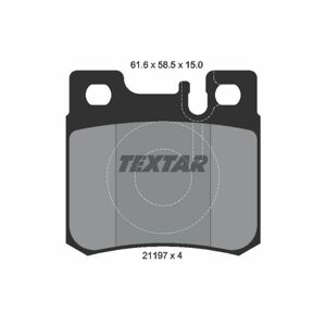 TEXTAR Sada brzdových platničiek kotúčovej brzdy 2119701