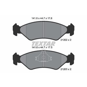 TEXTAR Sada brzdových platničiek kotúčovej brzdy 2120203