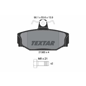 TEXTAR Sada brzdových platničiek kotúčovej brzdy 2138501