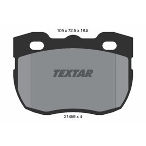 TEXTAR Sada brzdových platničiek kotúčovej brzdy 2145901