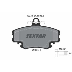 TEXTAR Sada brzdových platničiek kotúčovej brzdy 2146306
