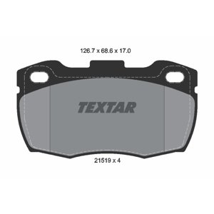 TEXTAR Sada brzdových platničiek kotúčovej brzdy 2151902