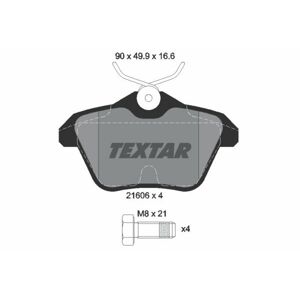 TEXTAR Sada brzdových platničiek kotúčovej brzdy 2160601