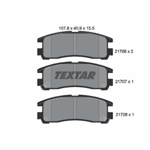 TEXTAR Sada brzdových platničiek kotúčovej brzdy 2170602