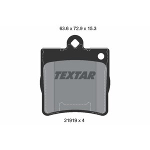 TEXTAR Sada brzdových platničiek kotúčovej brzdy 2191901