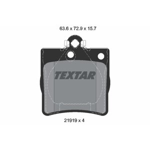 TEXTAR Sada brzdových platničiek kotúčovej brzdy 2191903