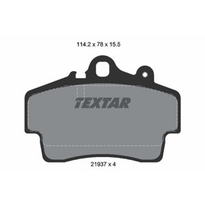 TEXTAR Sada brzdových platničiek kotúčovej brzdy 2193702