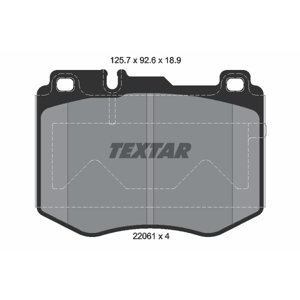 TEXTAR Sada brzdových platničiek kotúčovej brzdy 2206101