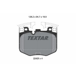 TEXTAR Sada brzdových platničiek kotúčovej brzdy 2242501