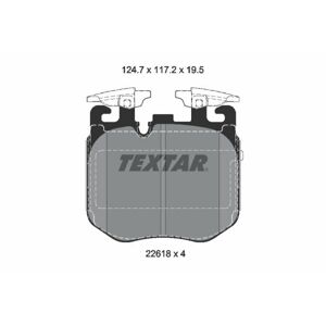 TEXTAR Sada brzdových platničiek kotúčovej brzdy 2261801