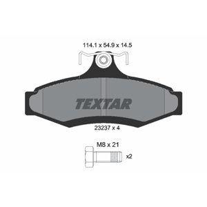 TEXTAR Sada brzdových platničiek kotúčovej brzdy 2323701