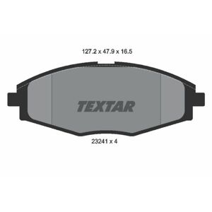 TEXTAR Sada brzdových platničiek kotúčovej brzdy 2324102