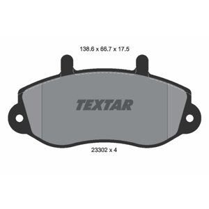 TEXTAR Sada brzdových platničiek kotúčovej brzdy 2330201