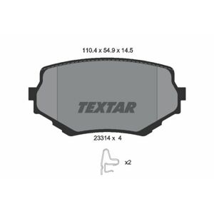 TEXTAR Sada brzdových platničiek kotúčovej brzdy 2331401