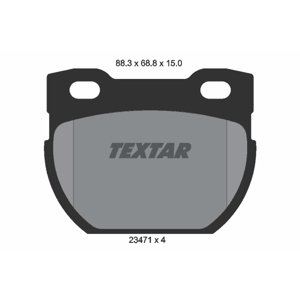 TEXTAR Sada brzdových platničiek kotúčovej brzdy 2347101