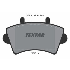 TEXTAR Sada brzdových platničiek kotúčovej brzdy 2361301