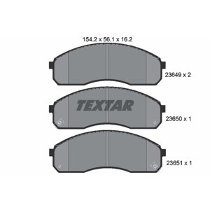 TEXTAR Sada brzdových platničiek kotúčovej brzdy 2364901