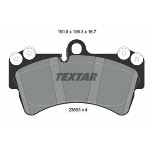 TEXTAR Sada brzdových platničiek kotúčovej brzdy 2369302