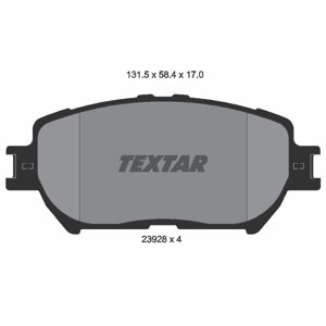 TEXTAR Sada brzdových platničiek kotúčovej brzdy 2392801