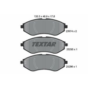 TEXTAR Sada brzdových platničiek kotúčovej brzdy 2397406