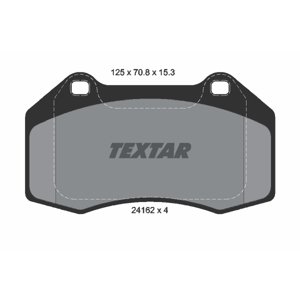 TEXTAR Sada brzdových platničiek kotúčovej brzdy 2416201